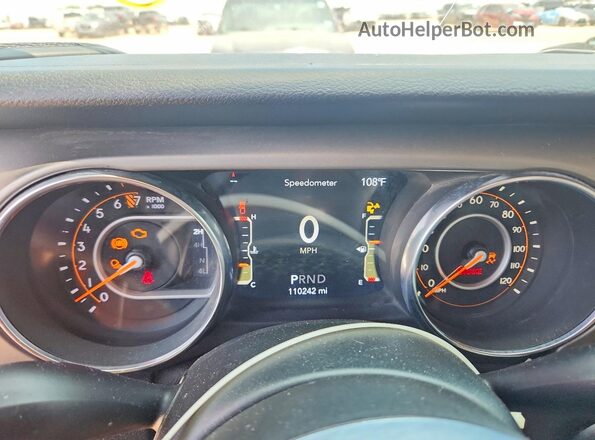 1C6HJTAG0LL108335 2020 JEEP GLADIATOR Red Սարքավորումների վահանակի տեսք