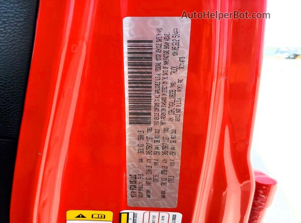1C6HJTAG0LL108335 2020 JEEP GLADIATOR Red VIN կոդի պիտակի տեսք