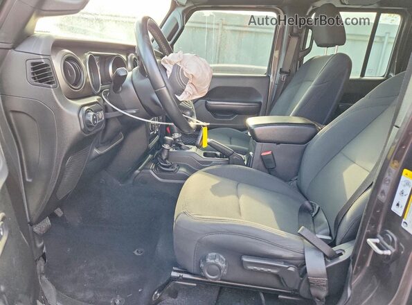 1C6HJTAG0LL134403 2020 JEEP GLADIATOR Gray Vista interior delantera
