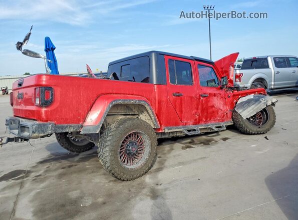 1C6HJTAG0ML514410 2021 JEEP GLADIATOR Red Задня права чверть