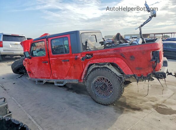 1C6HJTAG0ML514410 2021 JEEP GLADIATOR Red Задня ліва чверть