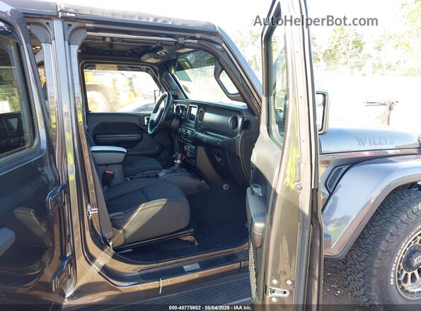 1C6HJTAG0ML596106 2021 JEEP GLADIATOR Gray Вид салону спереду