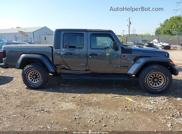 1C6HJTAG0ML596106 2021 JEEP GLADIATOR Gray Вид задньої частини салону