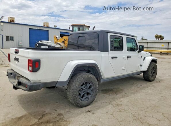 1C6HJTAG0NL143752 2022 JEEP GLADIATOR White Հետևի աջ