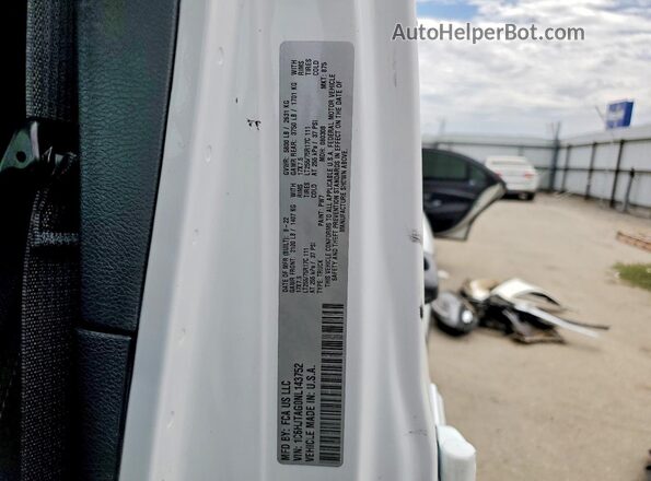 1C6HJTAG0NL143752 2022 JEEP GLADIATOR White Շարժիչի բաժամունքի տեսք