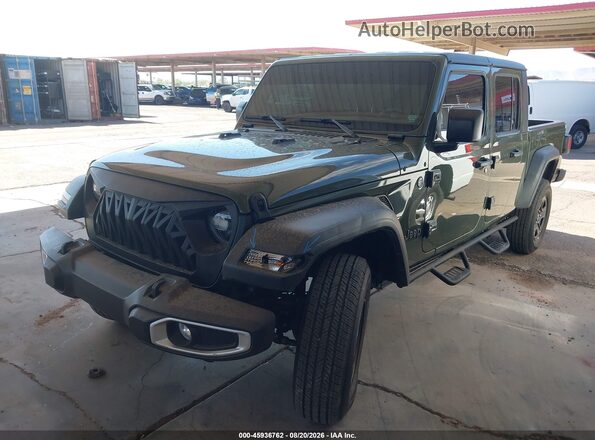 1C6HJTAG0RL106691 2024 JEEP GLADIATOR Green Передня ліва чверть
