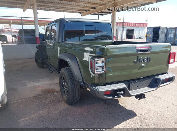 1C6HJTAG0RL106691 2024 JEEP GLADIATOR Green Задня ліва чверть