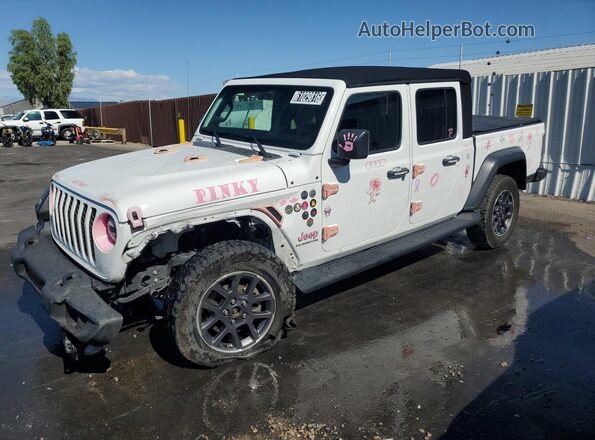 1C6HJTAG1LL131364 2020 JEEP GLADIATOR White Widok wnętrza 360 stopni