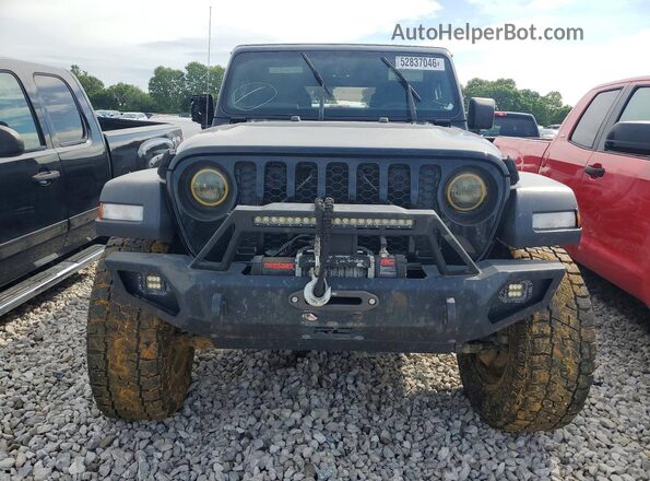 1C6HJTAG1LL171749 2020 JEEP GLADIATOR Black Вид спереду