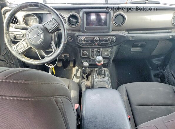 1C6HJTAG1LL171749 2020 JEEP GLADIATOR Black Вид панелі приладів