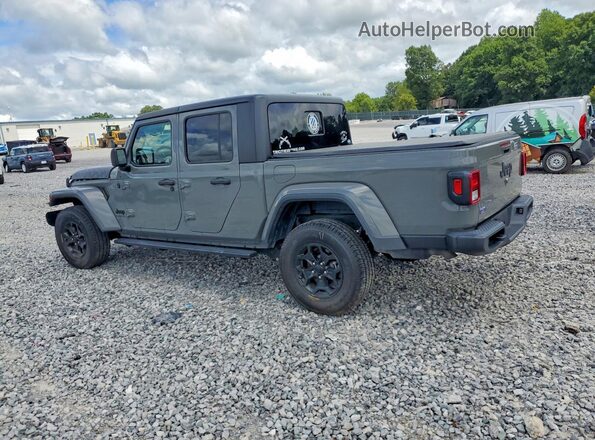 1C6HJTAG1ML523567 2021 JEEP GLADIATOR Gray Trasero izquierdo