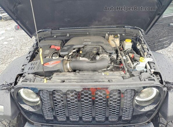 1C6HJTAG2LL141773 2020 JEEP GLADIATOR Black Vista interior trasera