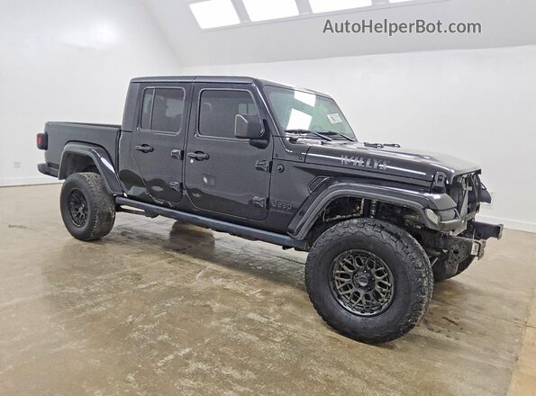 1C6HJTAG2ML550504 2021 JEEP GLADIATOR Black Przód prawy