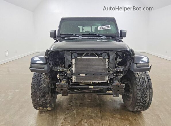 1C6HJTAG2ML550504 2021 JEEP GLADIATOR Black Widok z przodu