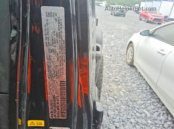 1C6HJTAG2ML550504 2021 JEEP GLADIATOR Black Widok naklejki z numerem VIN