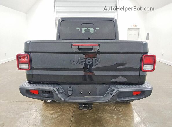 1C6HJTAG2ML550504 2021 JEEP GLADIATOR Black Widok z tyłu