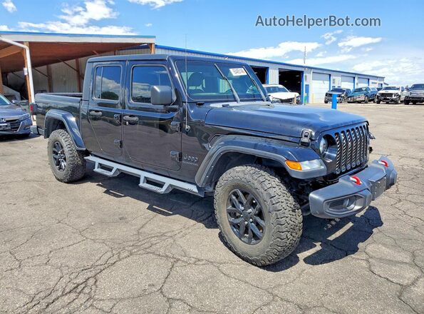 1C6HJTAG2NL140318 2022 JEEP GLADIATOR Black Передня права чверть