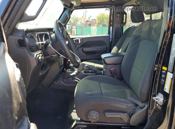 1C6HJTAG2NL140318 2022 JEEP GLADIATOR Black Вид салону спереду