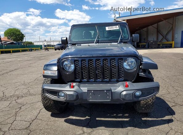 1C6HJTAG2NL140318 2022 JEEP GLADIATOR Black Вид спереду