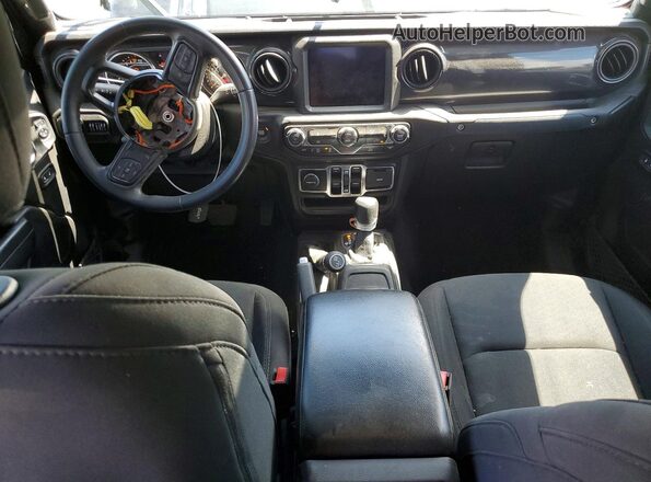 1C6HJTAG2NL140318 2022 JEEP GLADIATOR Black Вид панелі приладів