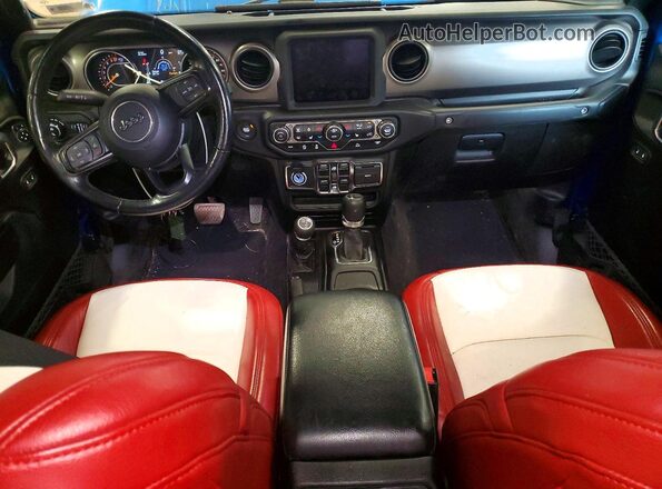 1C6HJTAG3ML546543 2021 JEEP GLADIATOR Blue Vista del salpicadero