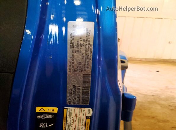 1C6HJTAG3ML546543 2021 JEEP GLADIATOR Blue Vista de la etiqueta del VIN