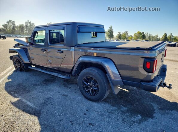 1C6HJTAG3NL143065 2022 JEEP GLADIATOR Gray Trasero izquierdo