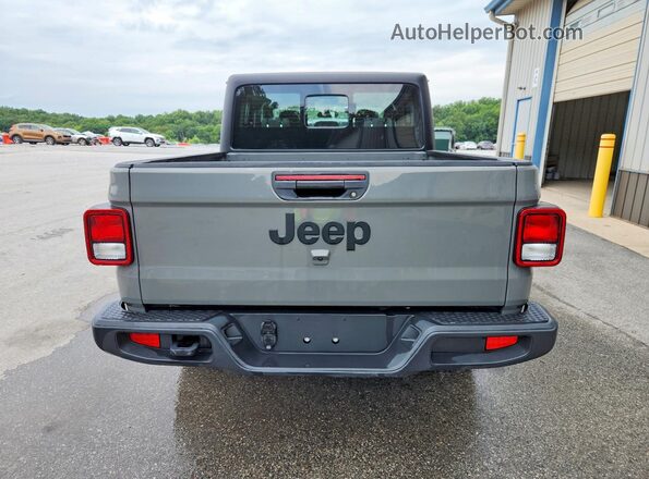 1C6HJTAG3PL549592 2023 JEEP GLADIATOR Gray Հետևի տեսք