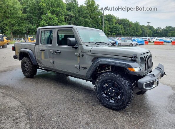 1C6HJTAG3PL549592 2023 JEEP GLADIATOR Gray Առջևի աջ