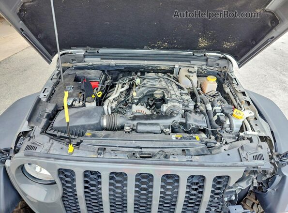 1C6HJTAG3PL549592 2023 JEEP GLADIATOR Gray Սալոնի հետևի տեսք