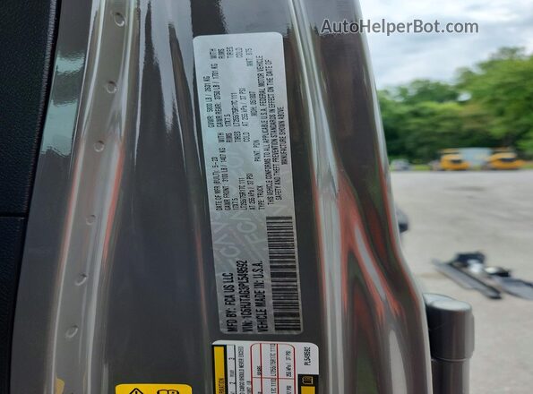 1C6HJTAG3PL549592 2023 JEEP GLADIATOR Gray VIN կոդի պիտակի տեսք