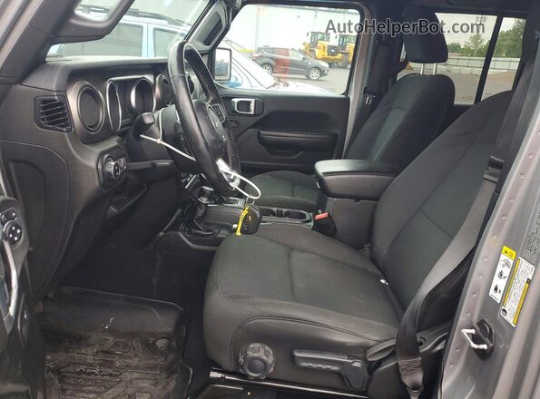 1C6HJTAG4LL135893 2020 JEEP GLADIATOR Silver Вид салону спереду