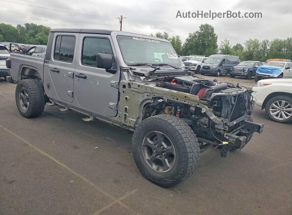 1C6HJTAG4LL135893 2020 JEEP GLADIATOR Silver Передня права чверть