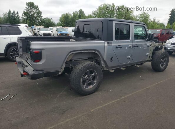 1C6HJTAG4LL135893 2020 JEEP GLADIATOR Silver Задня права чверть