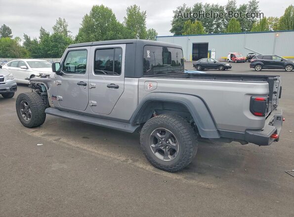 1C6HJTAG4LL135893 2020 JEEP GLADIATOR Silver Задня ліва чверть