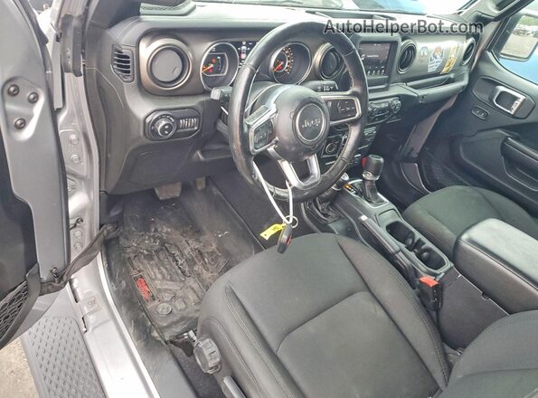 1C6HJTAG4LL135893 2020 JEEP GLADIATOR Silver Вид панелі приладів