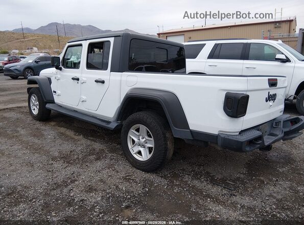 1C6HJTAG4LL192448 2020 JEEP GLADIATOR White Задня ліва чверть