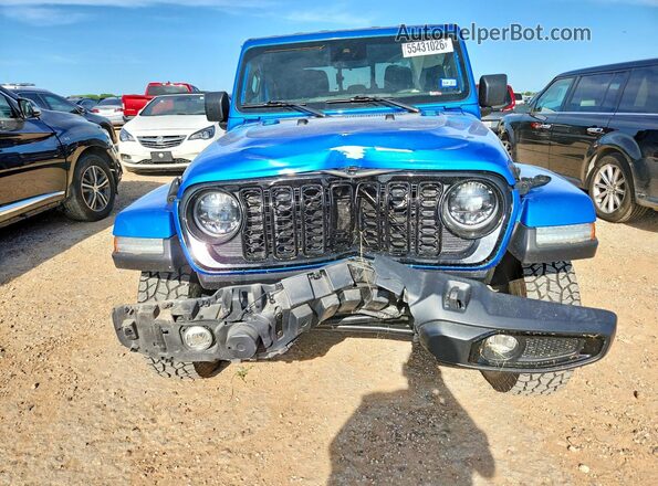1C6HJTAG4RL111957 2024 JEEP GLADIATOR Blue წინა ხედი
