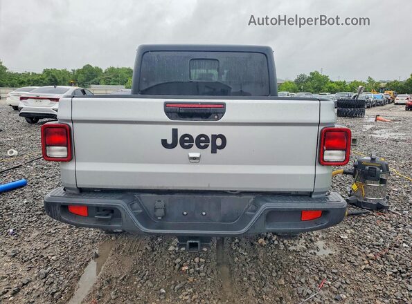 1C6HJTAG5NL124498 2022 JEEP GLADIATOR Silver Widok z tyłu