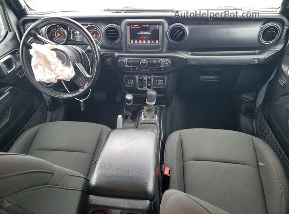 1C6HJTAG5NL124498 2022 JEEP GLADIATOR Silver Widok deski rozdzielczej