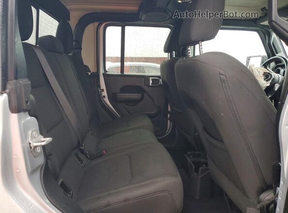 1C6HJTAG5NL124498 2022 JEEP GLADIATOR Silver Widok tylnych siedzeń