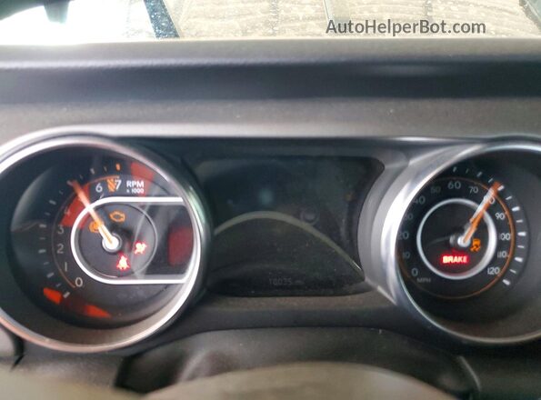 1C6HJTAG5PL509224 2023 JEEP GLADIATOR Gray Вид щитка приладів