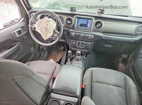 1C6HJTAG6PL544838 2023 JEEP GLADIATOR Green Dashboard view