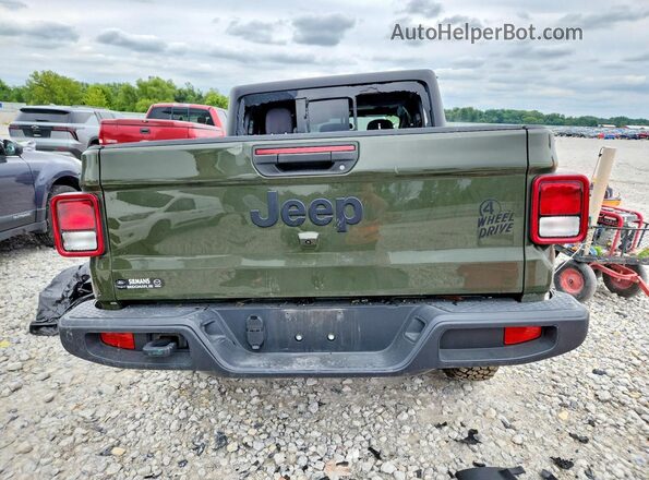 1C6HJTAG6PL544838 2023 JEEP GLADIATOR Green Rear view