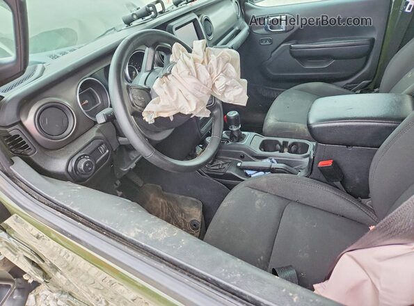 1C6HJTAG6PL544838 2023 JEEP GLADIATOR Green Front interior view