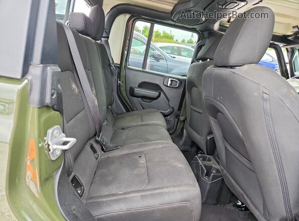 1C6HJTAG6PL544838 2023 JEEP GLADIATOR Green Rear seats view