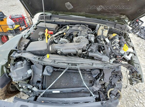 1C6HJTAG6PL544838 2023 JEEP GLADIATOR Green Rear interior view