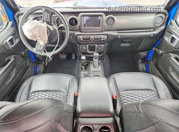 1C6HJTAG6PL559601 2023 JEEP GLADIATOR Синий Вид панели приборов