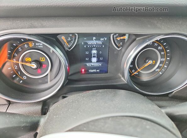 1C6HJTAG6PL559601 2023 JEEP GLADIATOR Синий Вид щитка приборов
