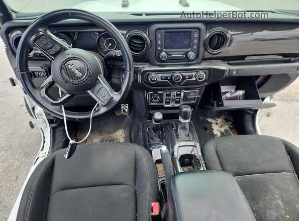 1C6HJTAG7LL186482 2020 JEEP GLADIATOR White Вид панелі приладів